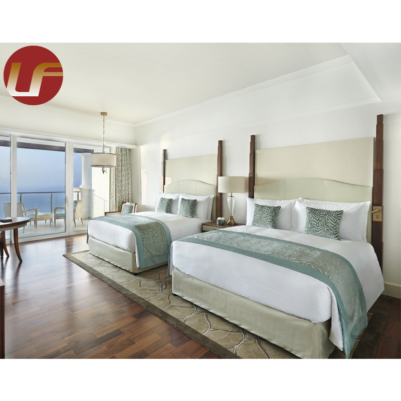 Custom Professional Fashion 5 Star King Size Room Hotel Bedroom Furniture 