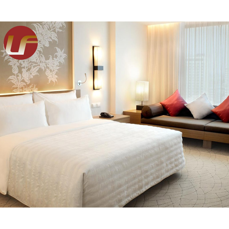 OEM Custom 2022 Modern Design Four To Five Star Hotel Bedroom Double Bed Room Furniture