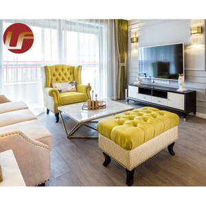 2022 Luxury New Style Hotel Bedroom Furniture Living Room Furniture Set