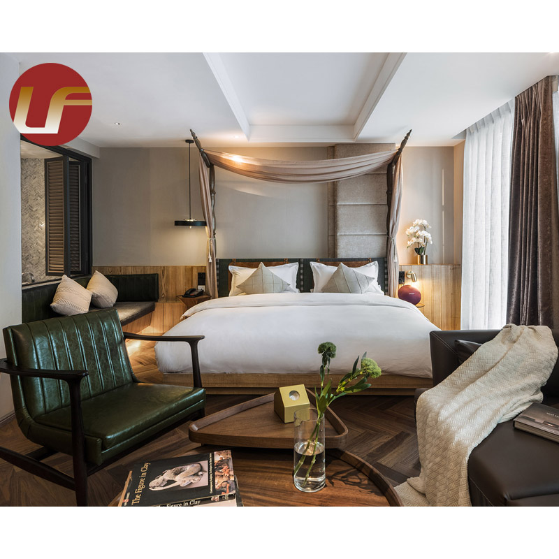 Custom Made 5 Star Modern Hospitality Bedroom Furnishing Bed Room Set Luxury Hotel Furniture